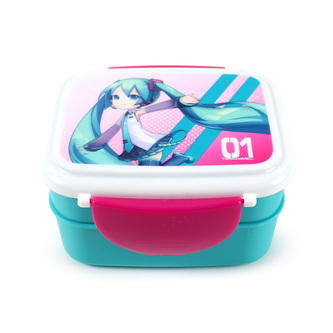 Svačinový box s příborem  Bento box - Hatsune Miku