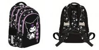 Plecak 4 komorowy Kuromi black