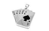 Steel Jewelry Přívěsek karty z chirurgické oceli PR130168