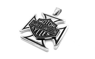 Steel Jewelry přívěsek Maltézský kříž Chirurgická ocel Motorkářský PR231110