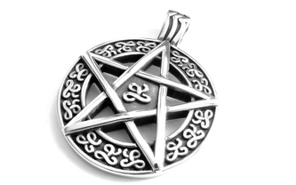Steel Jewelry Přívěsek pentagram z chirurgické oceli PR150316
