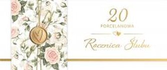 Karnet Rocznica Ślubu 20