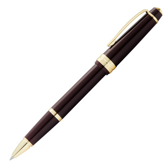 Cross, Roller Bailey Light, glossy burgundy red/gold