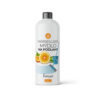 Čistič na podlahy z Marseillského mýdla Pomeranč 1L