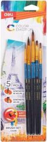 Pędzli Color Emotion 5szt DELI