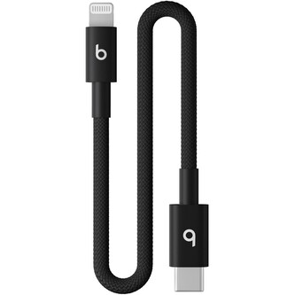 Apple Beats USB-C/Lightning Woven kabel 20cm sytě černý