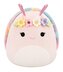Squishmallows Růžový šnek - Silvina 20 cm