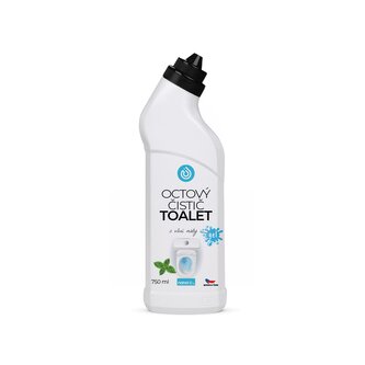 Přírodní octový čistič TOALET s vůní Máty 750 ml