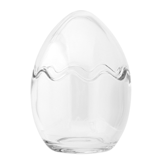 POJEMNIK SZKLANY JAJKO 8X8X12CM (COLOR BOX)