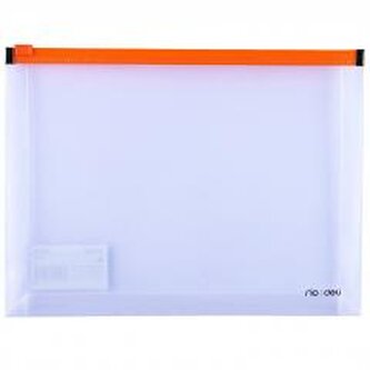 Teczka na suwak A5 PP pomarańczowa DELI