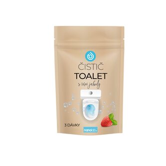 Přírodní čistič TOALET s vůní jahody 3 dávky