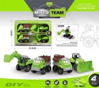 Zestaw 4 aut do rozkręcania