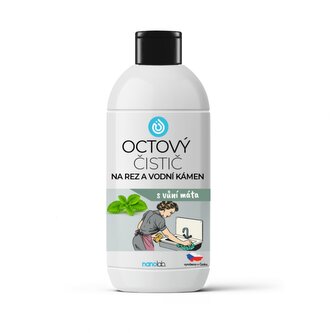 Octový čistič NA REZ A VODNÍ KÁMEN máta 500 ml