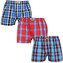 3PACK pánské trenky Styx klasická guma vícebarevné (3A110810) L