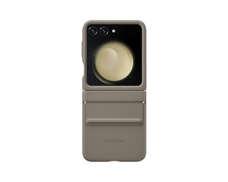 EF-VF731PAE Samsung Kožený Kryt (Eko) pro Galaxy Z Flip 5 Etoupe (Pošk. Balení)