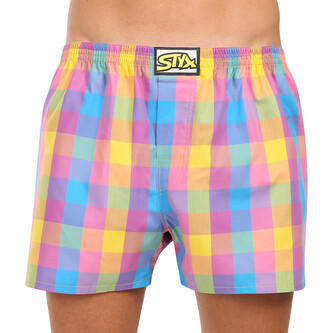 Pánské trenky Styx klasická guma vícebarevné (A1101) XXL