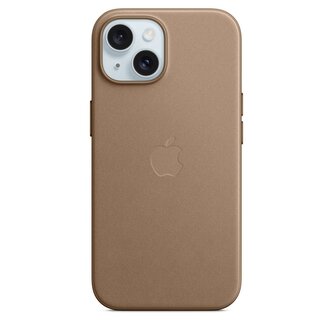 MT3C3ZM/A Apple FineWoven Kryt vč. MagSafe pro iPhone 15 Taupe (Pošk. Balení)