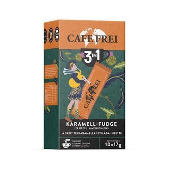 Instantní káva "Skotský karamelový fondán 3 v 1", 10x 17 g, CAFE FREI 110294