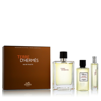 Hermès Terre D'Hermès EDT 100 ml + EDT 15 ml + SG na tělo i vlasy 40 ml M
