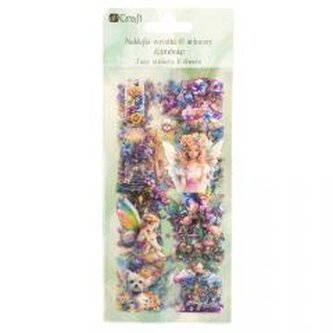 Naklejki PET - Wróżki rainbow 6ark