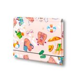 Teczka łamana A5 na gumkę Kapibara plaża PENMATE