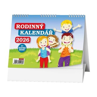 Stolní kalendář 2026 Rodinný