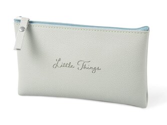 gifty - Penál etue plochá Little things greenish gray 21x8cm 8071384