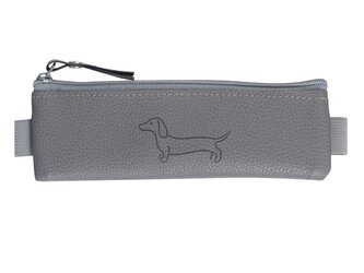 penál etue mini s gumou na diář Sausage Dog dark gray 20x4cm 8071379
