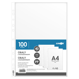Euroobal A4 průhledný 40 µm, 100 ks