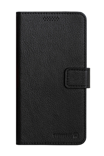Swissten pouzdro libro uni book xxl černá koženka (170 x 83 mm)