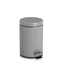 ZELLER Koupelnový odpadkový koš kovový šedý 3l, 17x26cm