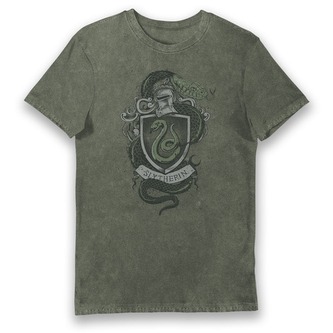 Bioworld Tričko pánské, Slytherin/Zmijozel, zelené, Harry Potter Velikost: XL