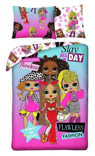 HALANTEX Povlečení LOL OMG Day  Bavlna, 140/200, 70/90 cm