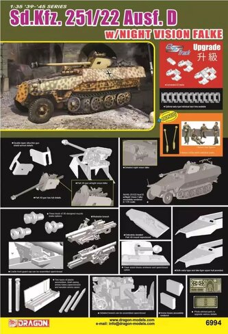 Model Kit military 6994 - Sd.Kfz.251/22 w/NIGHT VISION FALKE (1:35)