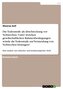 Die Todesstrafe als Abschreckung vor Verbrechen. Unter welchen gesellschaftlichen Rahmenbedingungen würde die Todesstrafe zur Ve