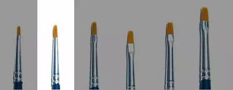 Brush Synthetic Flat - SINGLE PACK 52222 - plochý syntetický štětec (velikost 00)