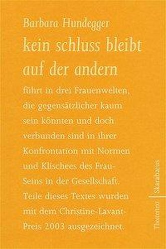 kein schluss bleibt auf der andern