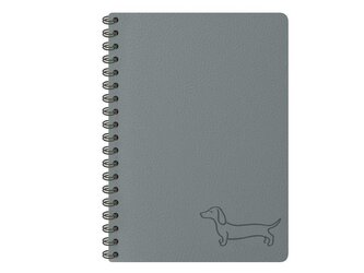 blok se spirálou dark gray 11x15cm 80l/70g 7501647