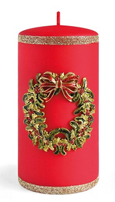 Świeca WIANEK walec średni 7xh14cm parafinowa czerwona