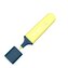 Zvýrazňovač CENTROPEN 6252 Style Pastel (klínový hrot 1-4,6 mm) - žlutá