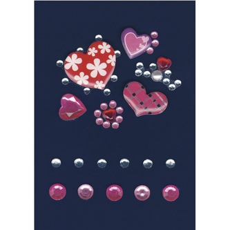 Nálepky dekorační 6006 Srdíčka