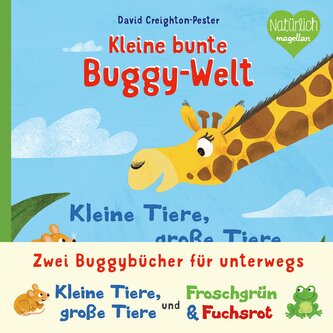 Kleine bunte Buggy-Welt - Kleine Tiere, Große Tiere & Froschgrün & Fuchsrot