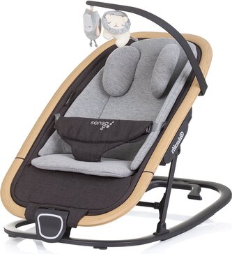CHIPOLINO Kojenecké lehátko Senso Cloud+Wood CHIPOLINO Kojenecké lehátko Senso Cloud+Wood