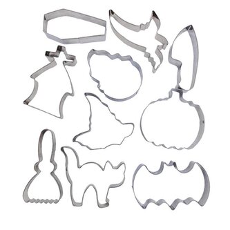 VYKRAJOVÁTKA HALLOWEEN 10KS 6-8CM NEREZ