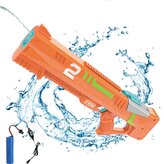 Strong 528 Elektrická vodní pistole s automatickým nasáváním, oranžová