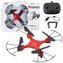 Dron Y20 UFO R/C światła obrotowy czerwony