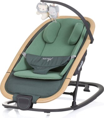 CHIPOLINO Kojenecké lehátko Senso Basil+Wood CHIPOLINO Kojenecké lehátko Senso Basil+Wood