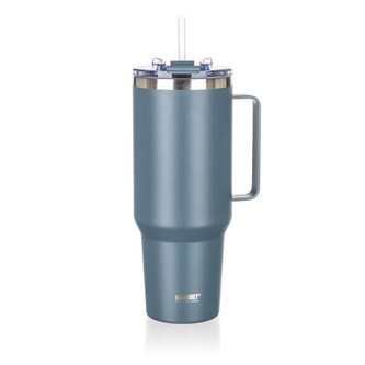 BANQUET Termohrnek nerezový s uchem TWAIN 1200 ml, tmavě šedý