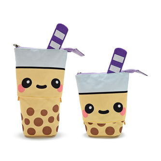 Penál - plátno - Foodiemals - Bubble Tea Boba