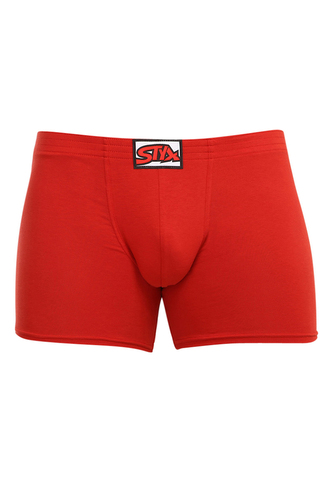 Pánské boxerky Styx long klasická guma červené (F1064) XXL
